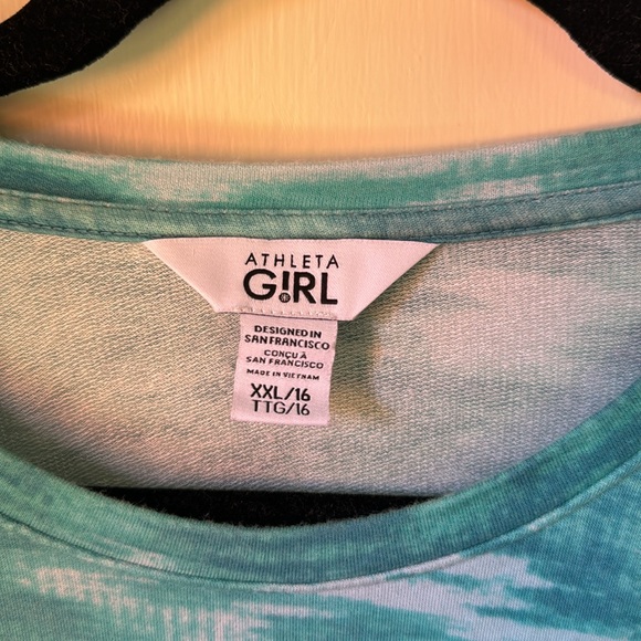Athleta Girl Ride the Wave Sweatshirt EUC size XXL 16 - Picture 2 of 6